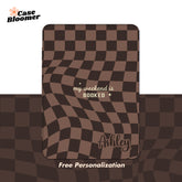 My Weekend is Booked Chocolate Checkerboard Kindle Case, Kobo Case, Free Personalization